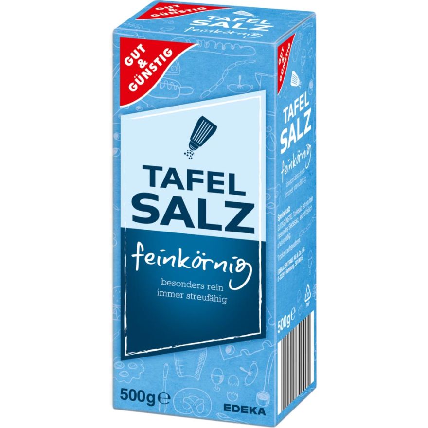 Speisesalz, 1 x 500g Pack