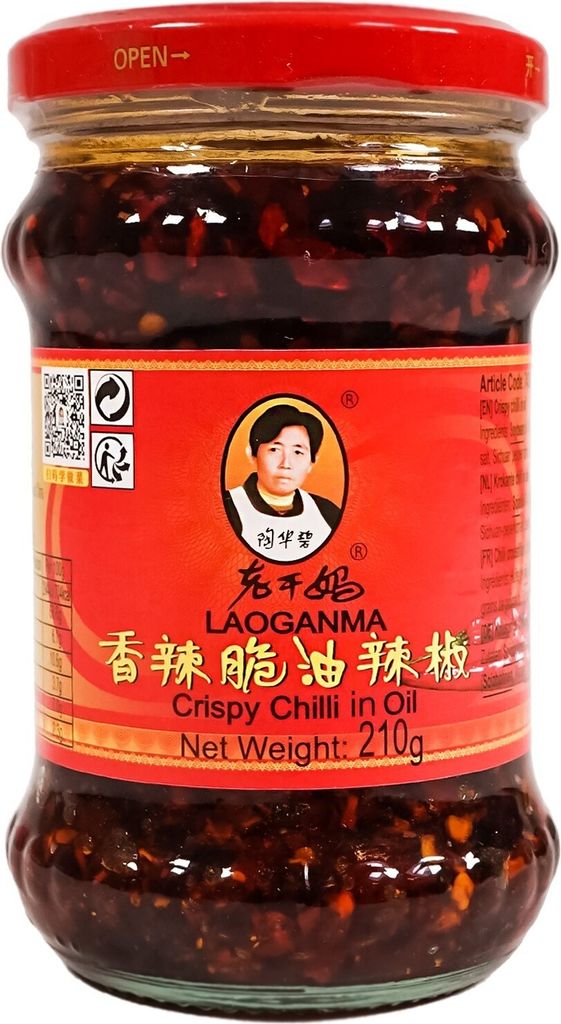 Lao Gan Ma, Chilli-Öl, 1 x 210 g Glas